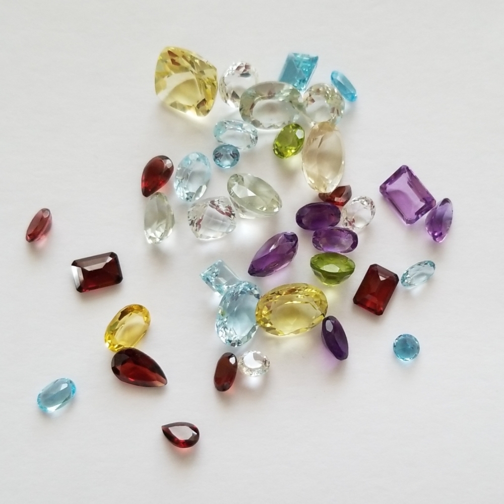 Genuine  assorted gemstones